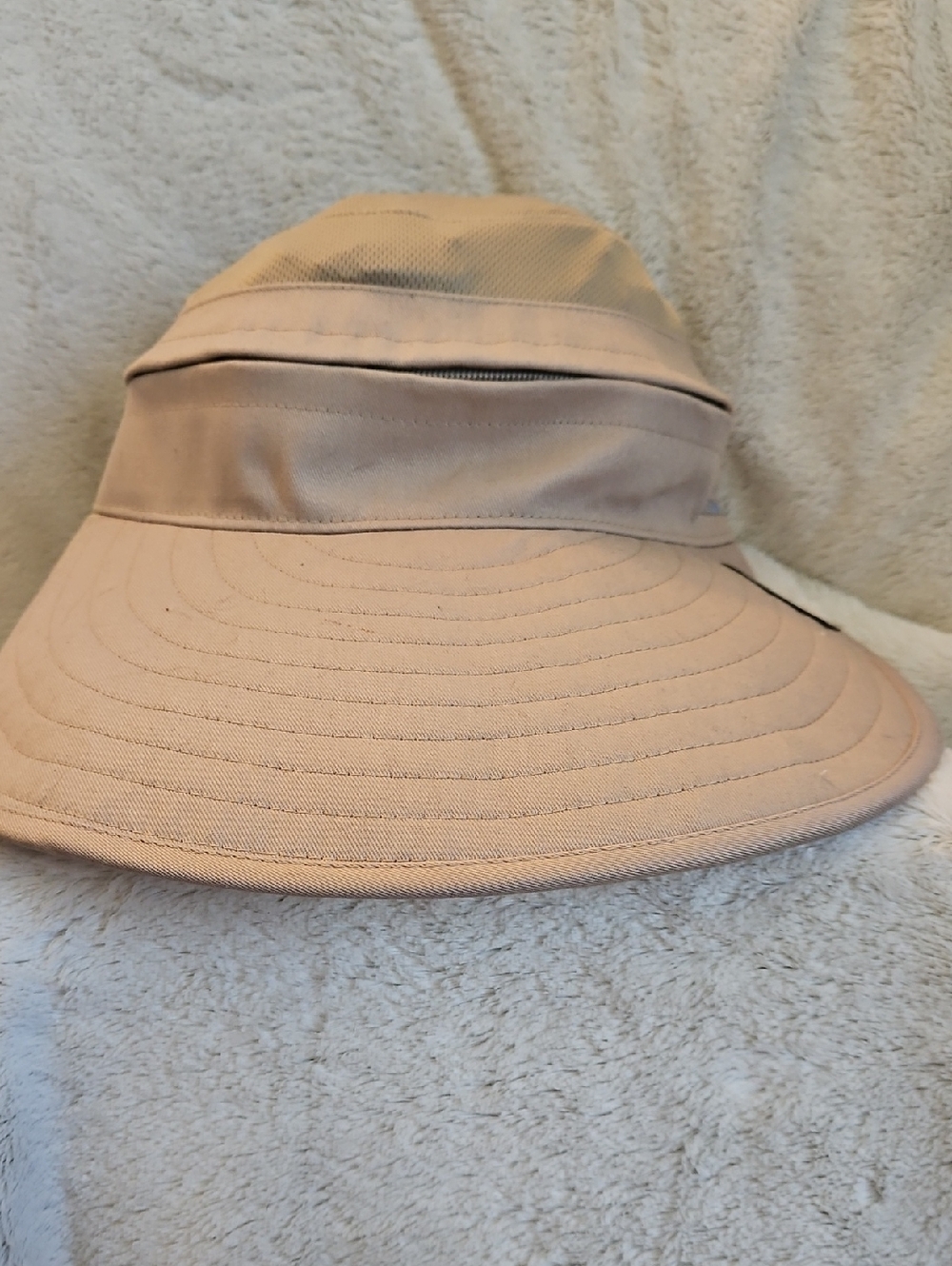 Women's Lightweight Tan Sun Hat/Visor- Breathable UPF Shade